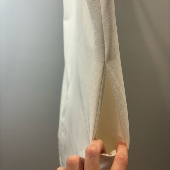 NBD x Revolve White Lace Sheath Dress Size Small NWT Plunge Bridal, Bachelorette - Picture 7 of 15